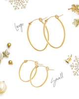 Cami Hoops Duo - 14k Gold-Filled