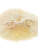14k Gold-Filled, Rose Gold and Sterling Silver Mini Huggie Hoops