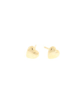 Puffy Heart Stud Earrings
