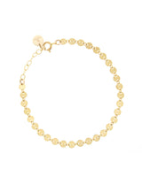 Simone Chain Bracelet on a White Background