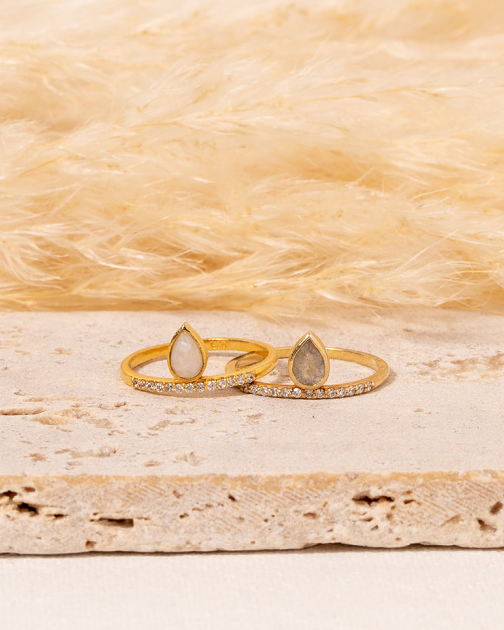 Veda Labradorite Ring – Lustora