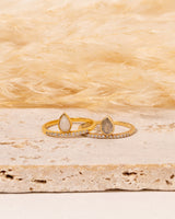 Veda Rainbow Moonstone Ring